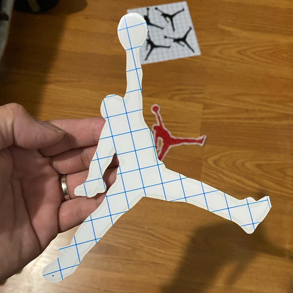 Jordan jumpman logo decal sticker size 6” - Picture 5 of 7